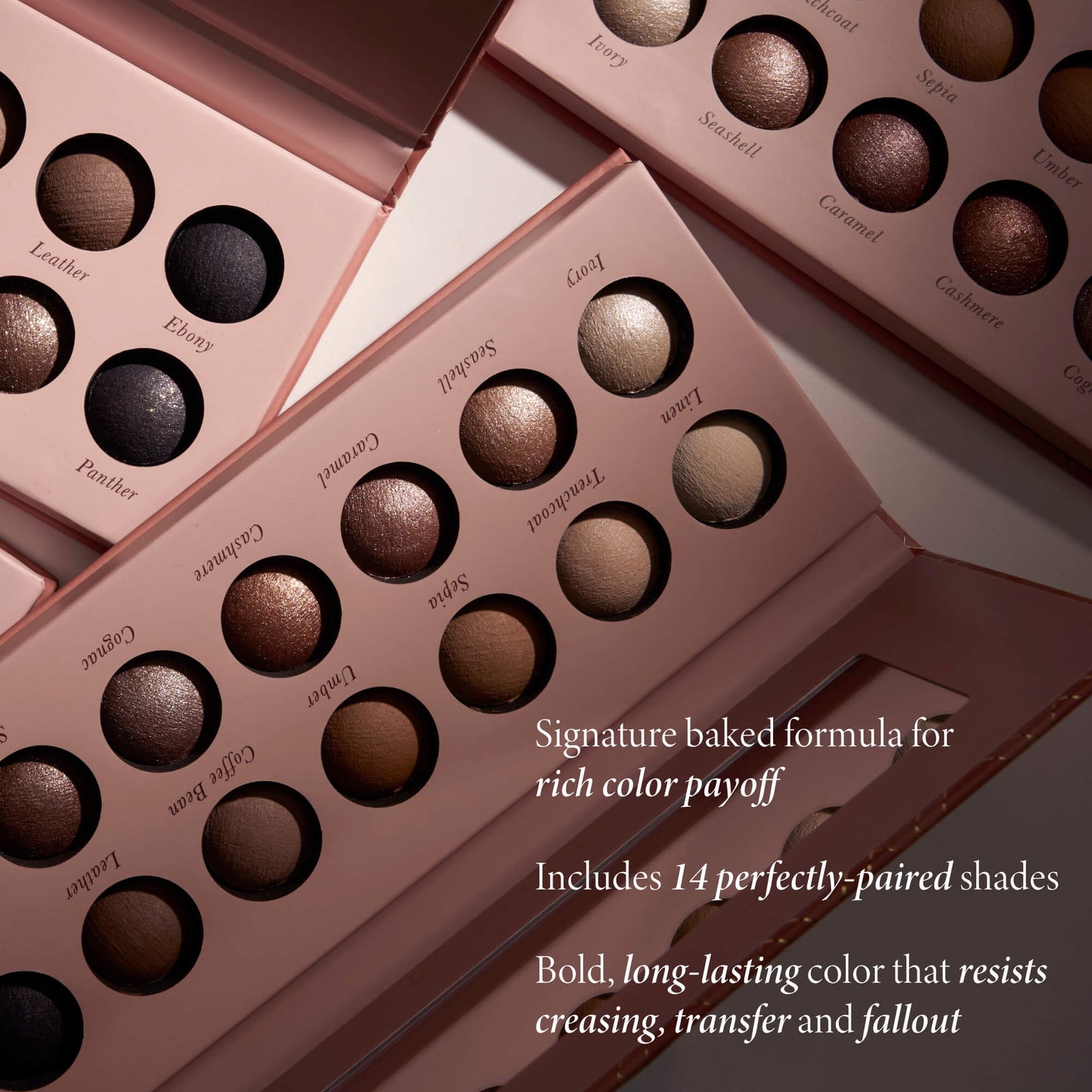 Delectables 14 Multi-Finish Baked Eyeshadows Timeless Tones