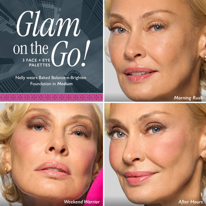 Glam on the Go Face + Eye Palettes (3PC)