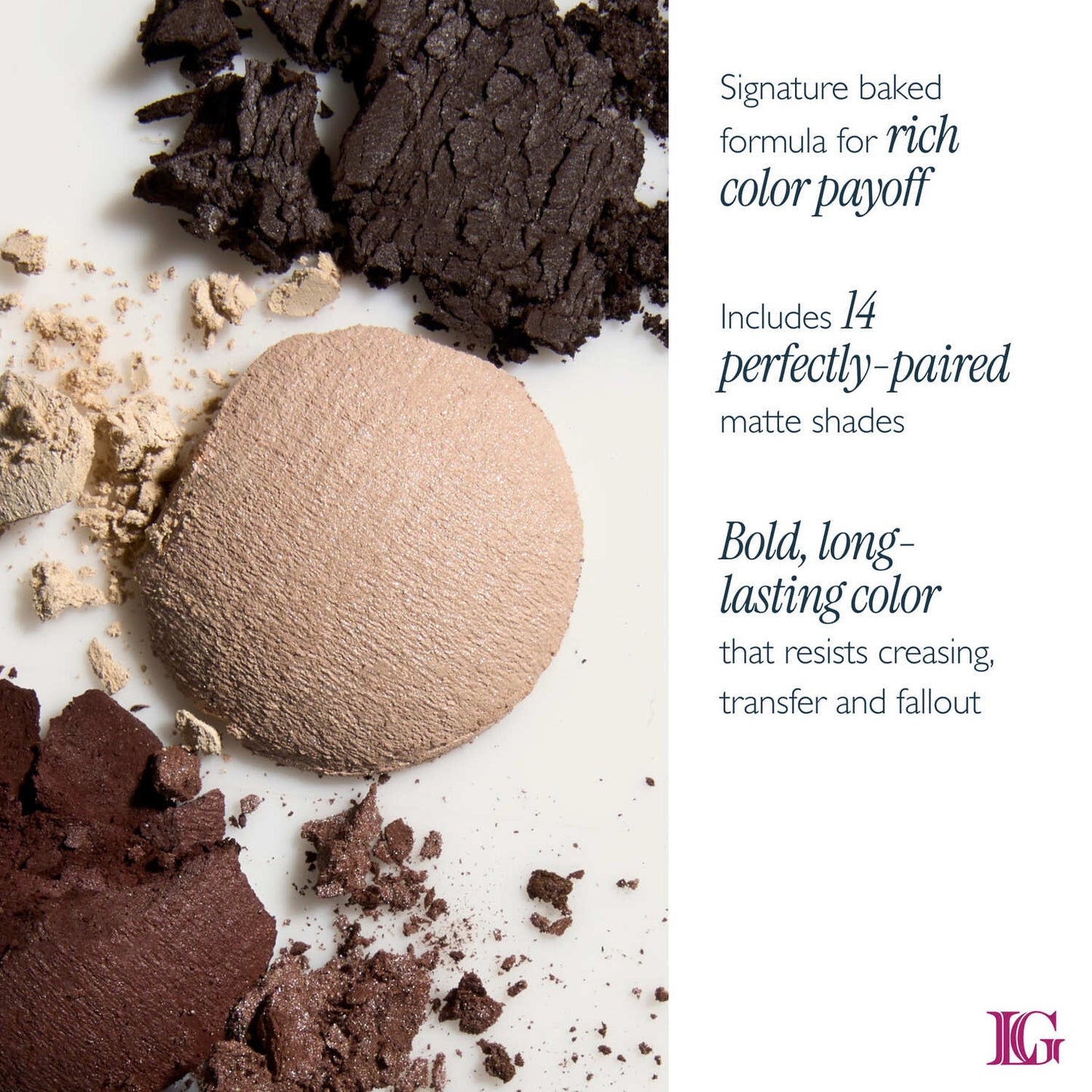 Delectables 14 Multi-Finish Baked Eyeshadows: Madison Ave. Mattes