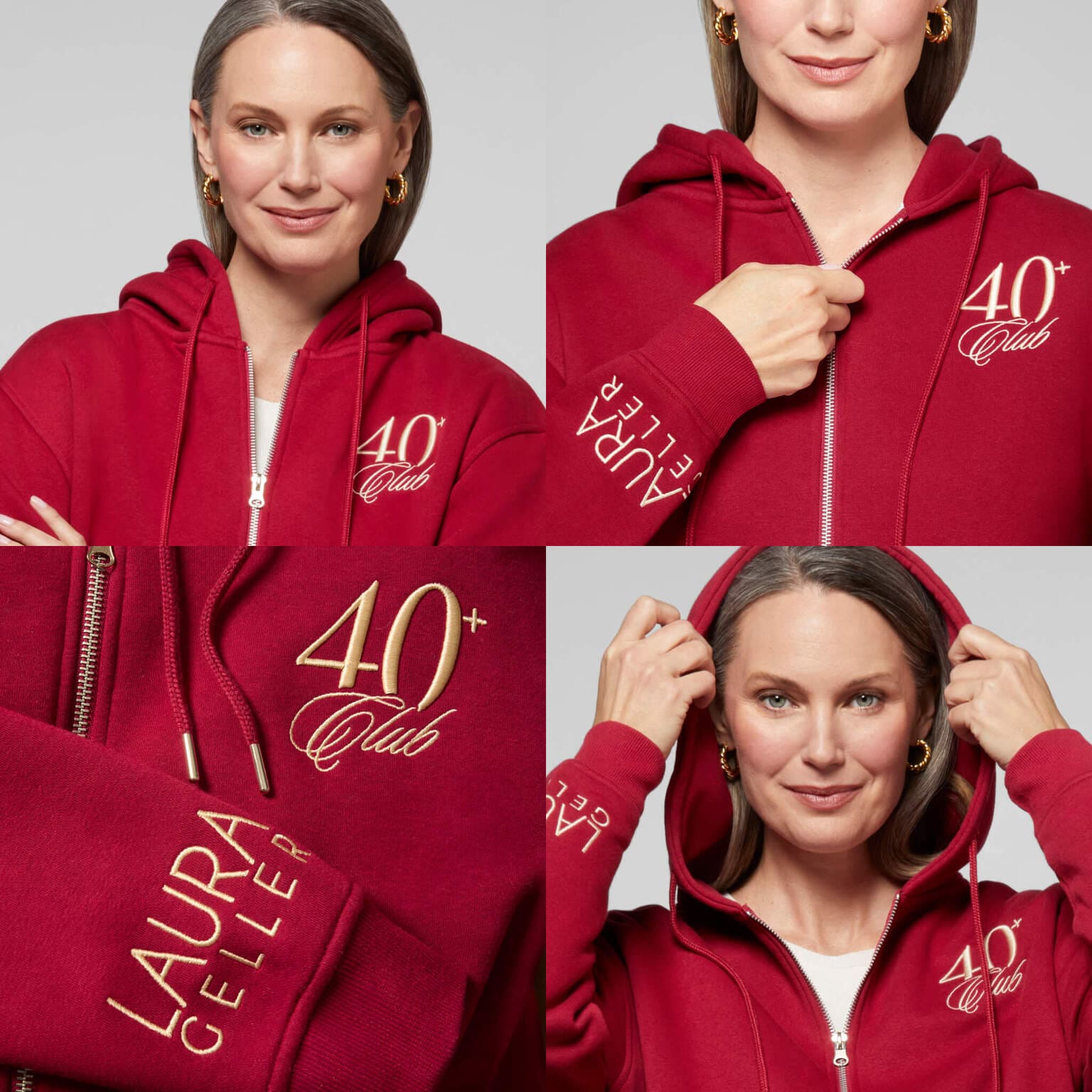 40+ Club Zip-Up Sweatshirt