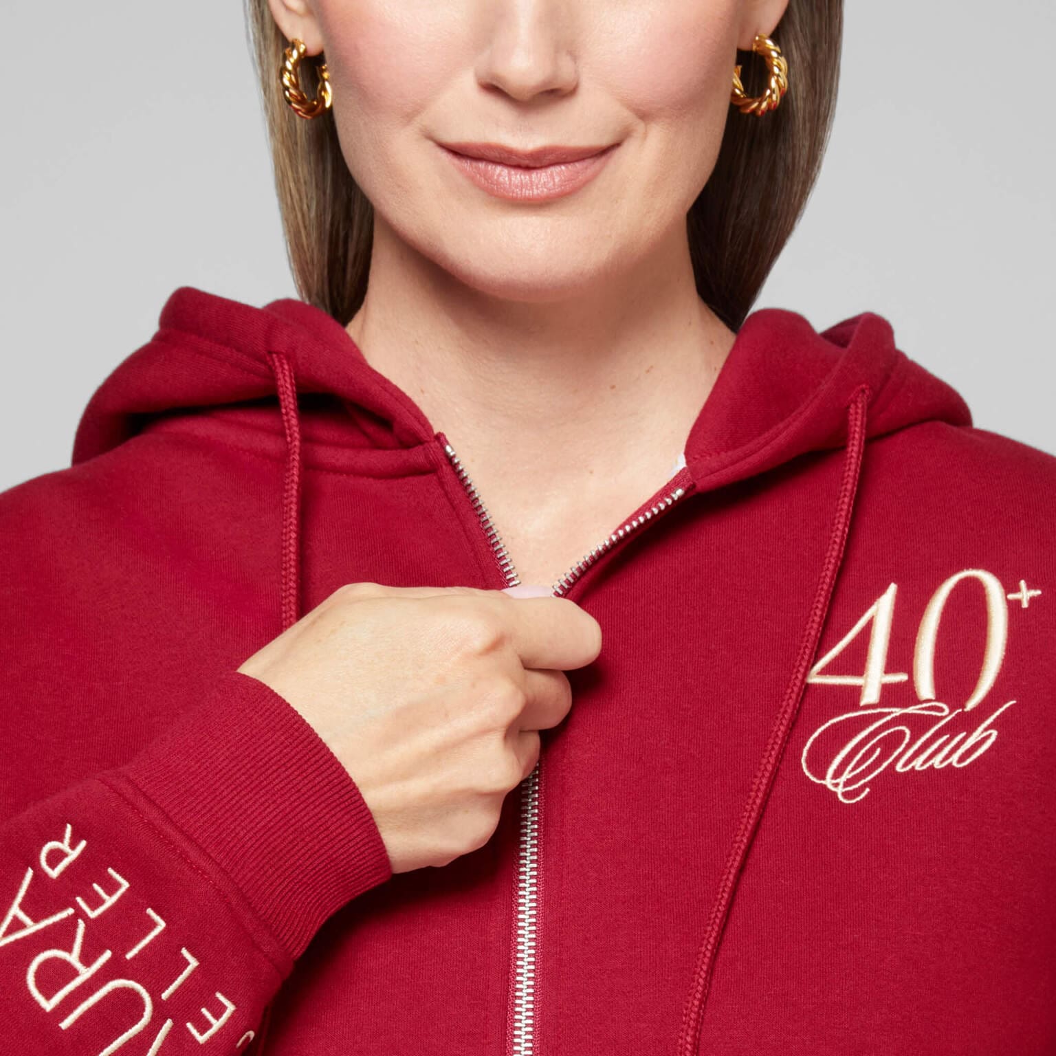 40+ Club Zip-Up Sweatshirt
