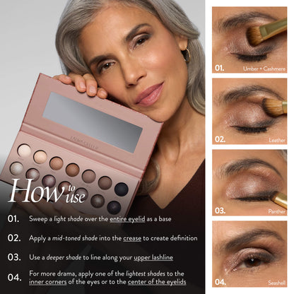 Delectables 14 Multi-Finish Baked Eyeshadows Timeless Tones